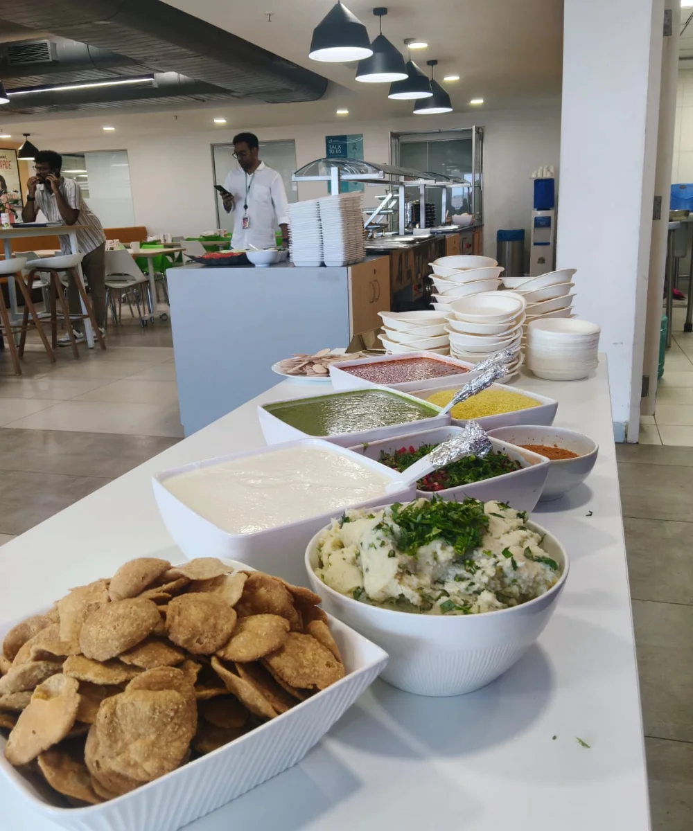 Khidmat corporate event catering buffet setup