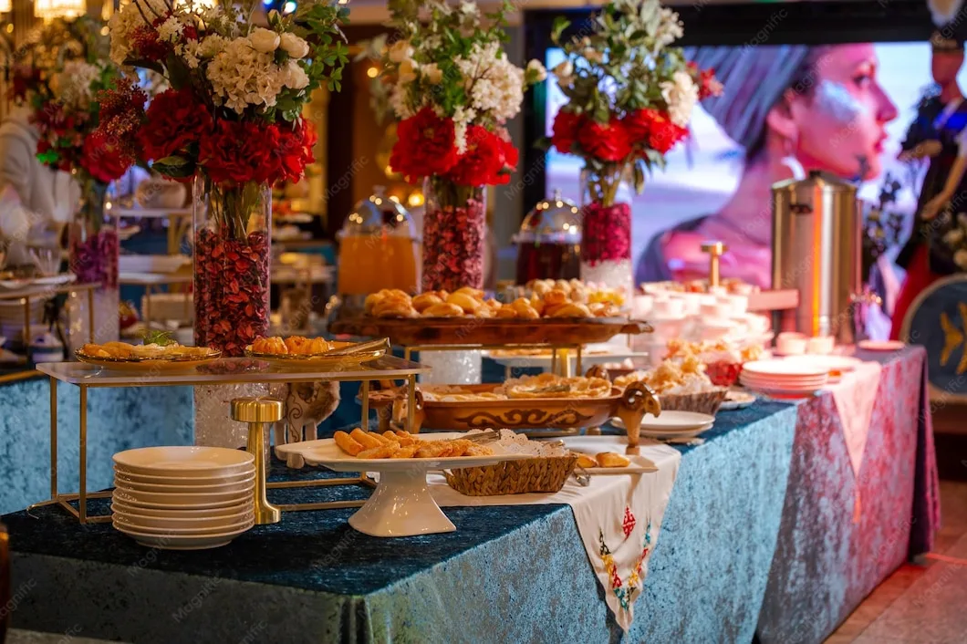 Wedding catering setup by Khidmat in Noida