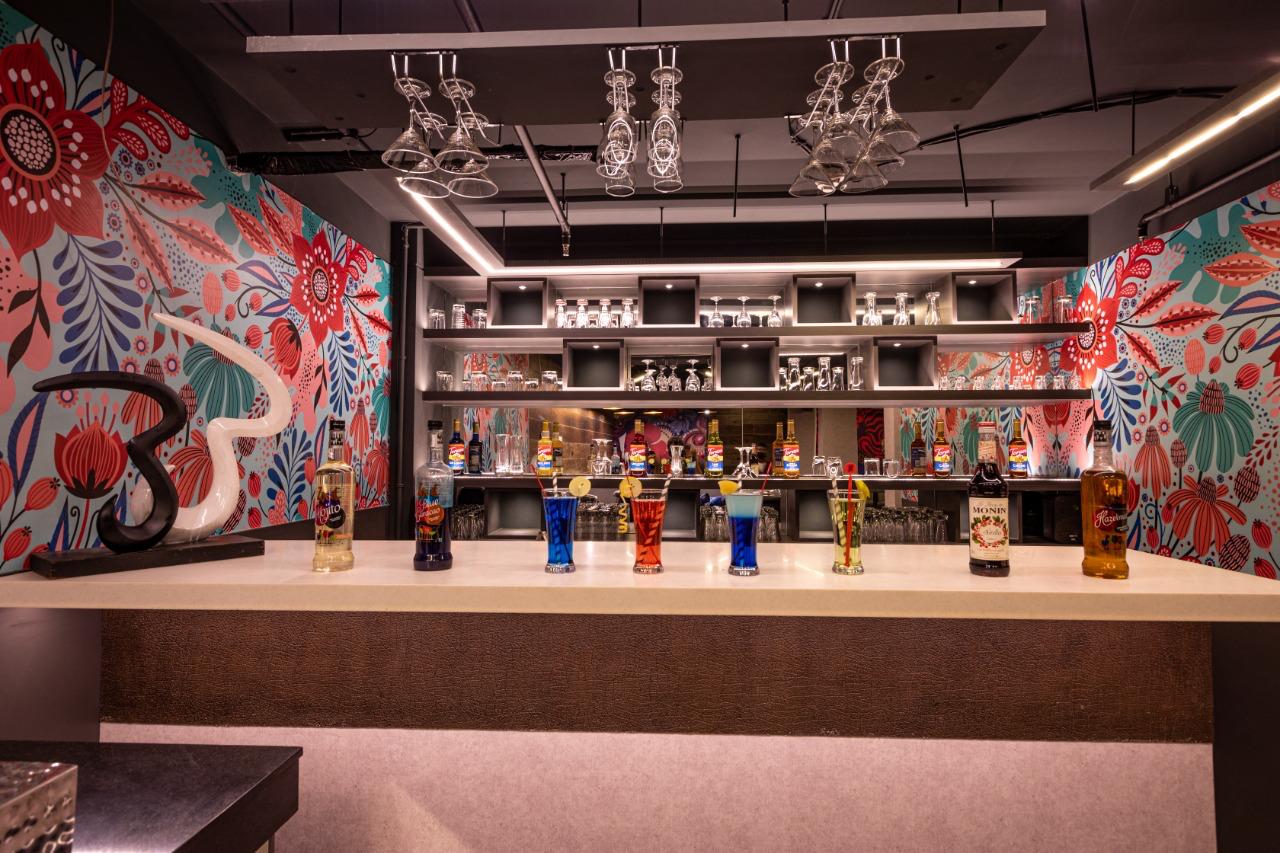 Khidmat Delhi bar and lounge area